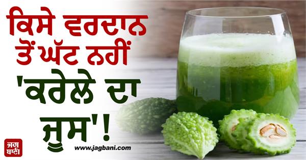 bitter gourd juice is nothing less than a blessing 