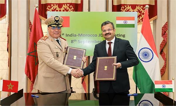 india  morocco  defense cooperation  meeting