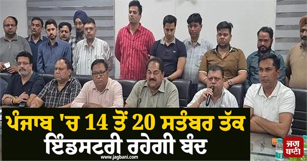 decision to keep industries closed for a week in punjab
