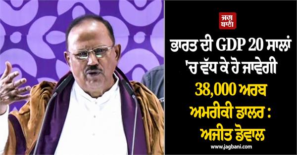 india gdp ajit doval iit