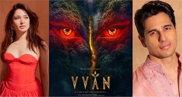 tamanna sidharth malhotra promoted the film   the vivaan  force of forest  