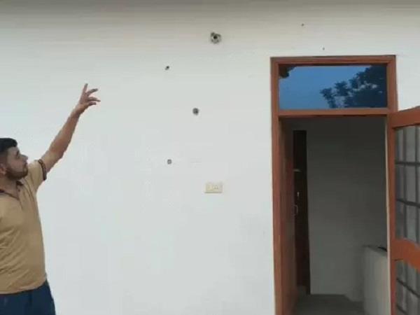 shots fired over a dispute regarding a pathway