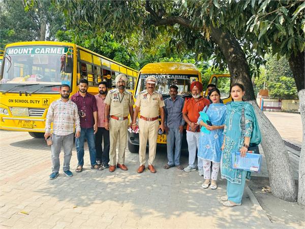 school buses inspected under safe school vehicle policy challans issued