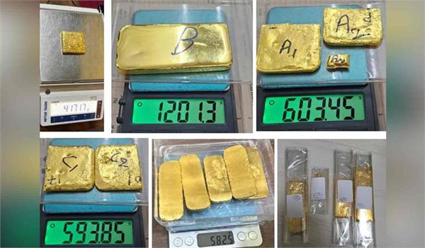 pan india gold smuggling gang busted  gold worth  10 crore seized