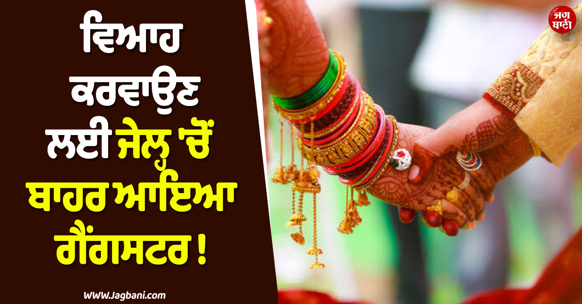 ਵਿਆਹ ਕਰਵਾਉਣ ਲਈ ਜੇਲ੍ਹ ''ਚੋਂ ਬਾਹਰ ਆਇਆ ਗੈਂਗਸਟਰ ! ਪੁਲਸ ਦੀ ਛਾਉਣੀ ''ਚ ਬਦਲਿਆ ਪੂਰਾ ਇਲਾਕਾ