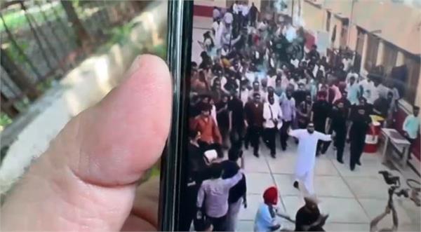controversy shooting of singer nijjar  s new song in dav college jalandhar