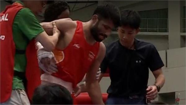 indian boxer sumit out of asian games due to injury