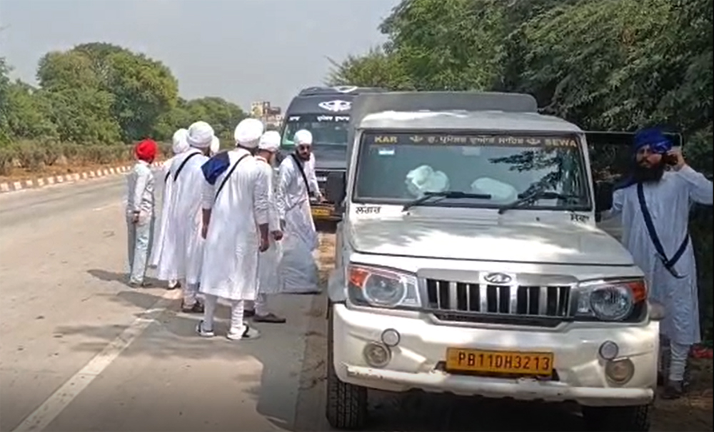 ਭਾਈ ਰਣਜੀਤ ਸਿੰਘ ਢੱਡਰੀਆਂਵਾਲੇ ਦੇ ਕਾਫਲੇ ਵਾਲੀ ਗੱਡੀ ਨਾਲ ਵਾਪਰਿਆ ਹਾਦਸਾ