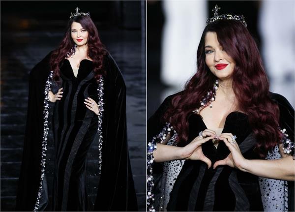 aishwarya rai bachchan shines at paris fashion week