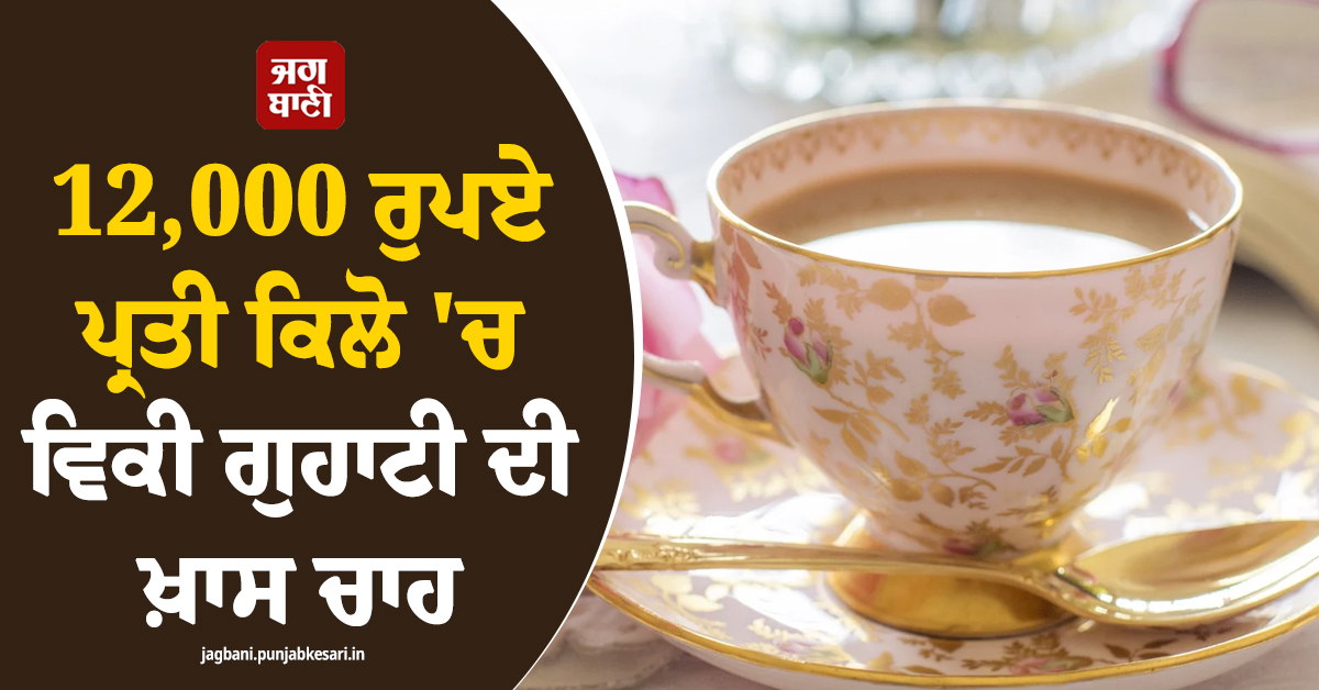 12,000 ਰੁਪਏ ਪ੍ਰਤੀ ਕਿਲੋ ''ਚ ਵਿਕੀ ਗੁਹਾਟੀ ਦੀ ਖ਼ਾਸ ਚਾਹ, ਜਾਣੋ ਖ਼ਾਸੀਅਤ