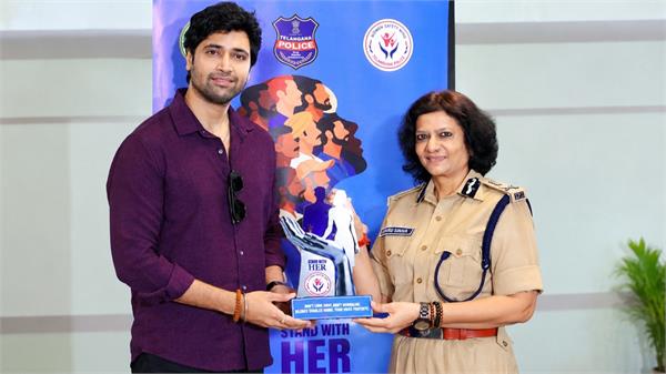 adivi sesh  hyderabad police  awareness  women safety