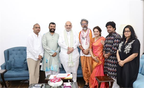 amit shah  hanuman ansh  team  meeting  film