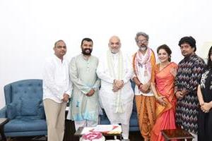 amit shah  hanuman ansh  team  meeting  film
