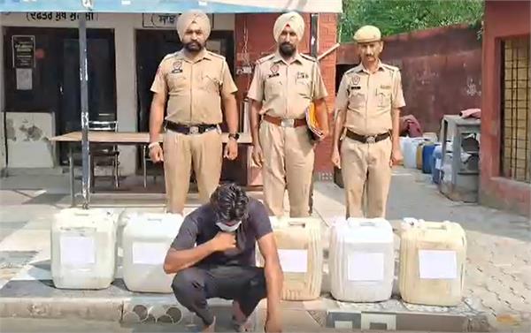illicit liquor seized from a zen car during checkpoint operation at bridge