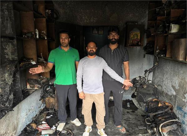 terrible fire in car ac repair shop