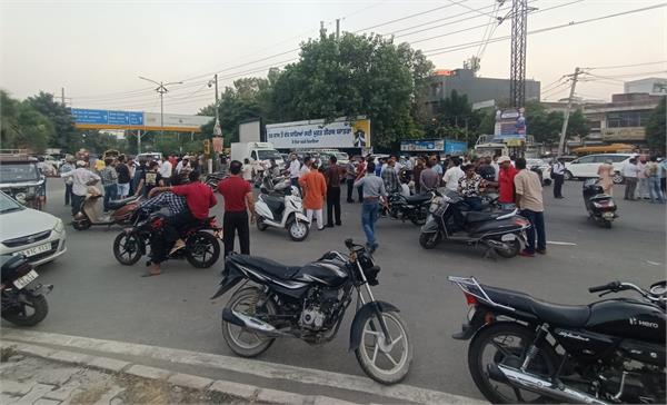 jalandhar bypass chowk jam