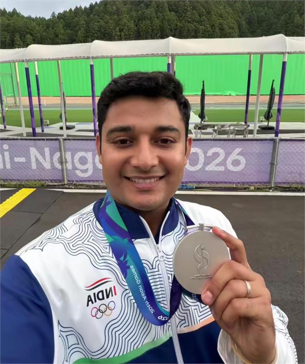 won a silver medal in the shooting competition at the asian games