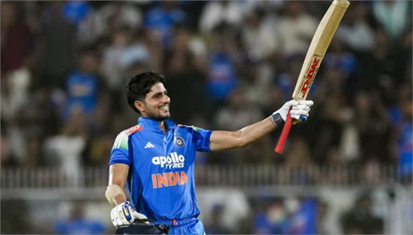 shubman gill hits fastest odi double century