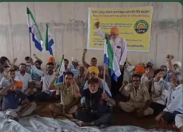 farmers halted work on the jammu katra expressway